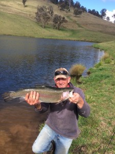 These were caught mid-afternoon soon after the trout's release!