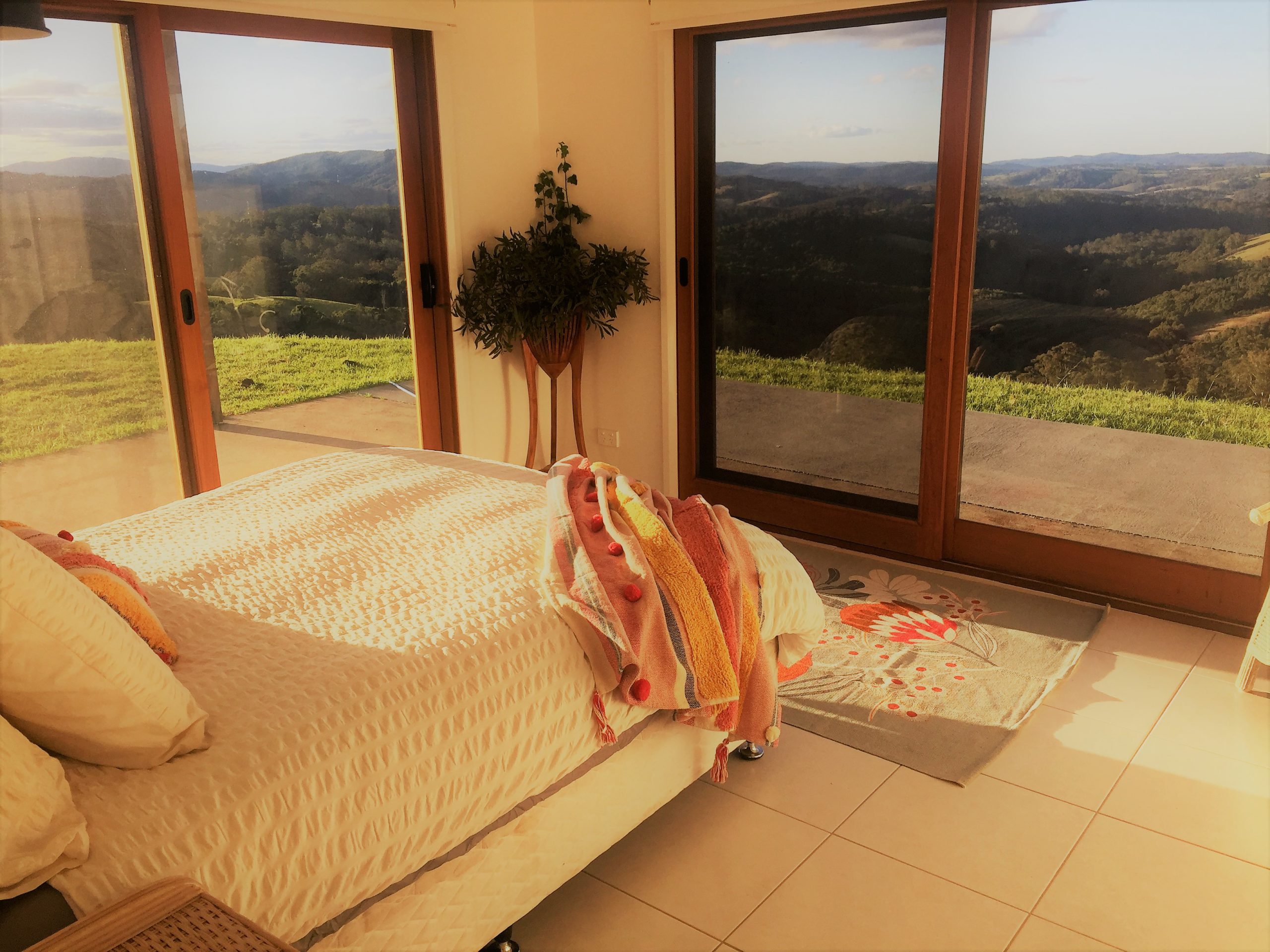 master bedroom house on a hill