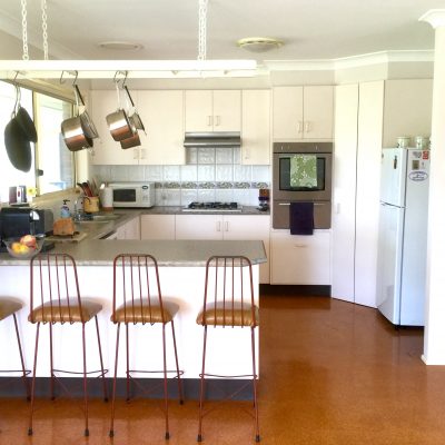 kitchen waterfall way farmstay